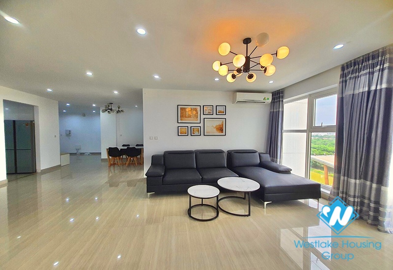 A brand new and semi-furnished 3 bedroom apartment for rent in Ciputra